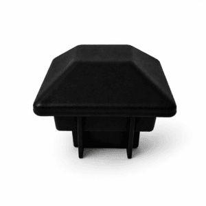 Polypropylene domed top square fence post cap